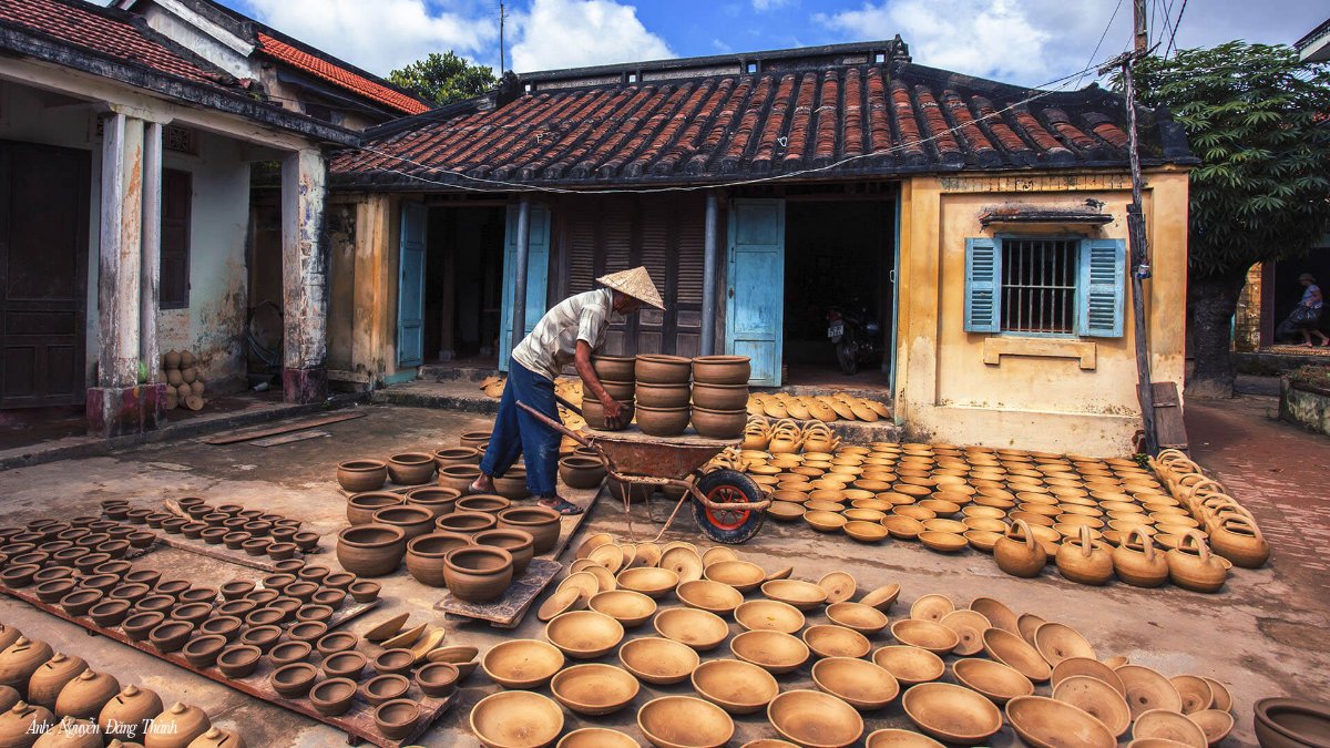 Một số sản phẩm gốm tạo làng gốm Thanh Hà- Hội An