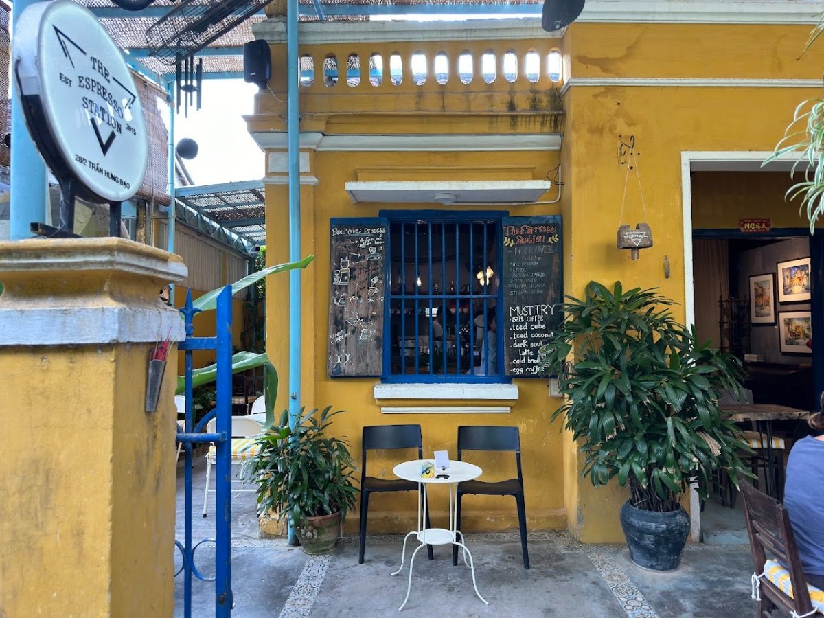 The Espresso Station — a small alley cafe known for specialty coffee and a quiet space in Hoi An